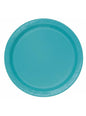 8 platos pequeños verde aguamarina (18 cm) - Línea Colores Básicos - Unique | Funidelia