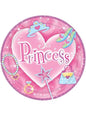 8 platos Princess (23 cm) - AMSCAN | Funidelia