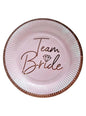 8 platos “Team Bride“ (23cm)