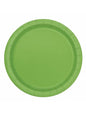 8 platos verde lima (23 cm) - Línea Colores Básicos - Unique | Funidelia