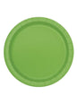 8 platos verde lima (23 cm) - Línea Colores Básicos - Unique | Funidelia