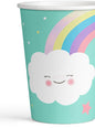 8 vasos de arcoíris - Rainbow & Cloud