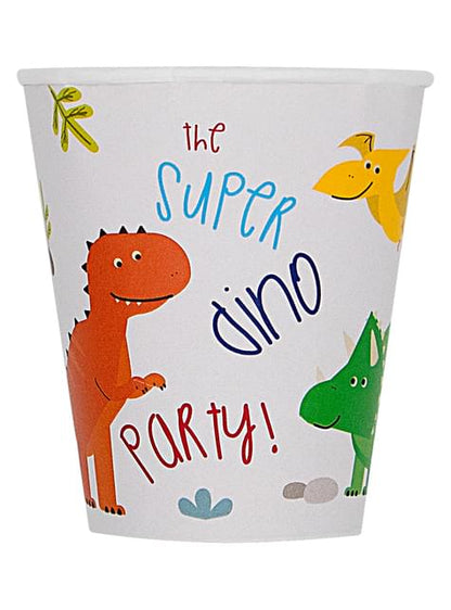 8 vasos de dinosaurios - Dinosaurs party - Funiglobal | Funidelia