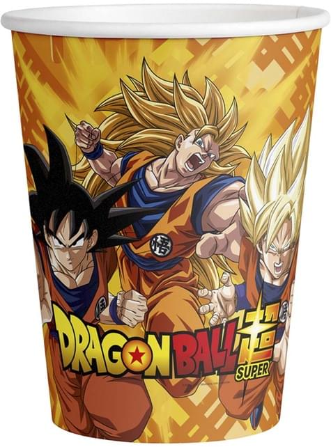 8 vasos de Dragon Ball