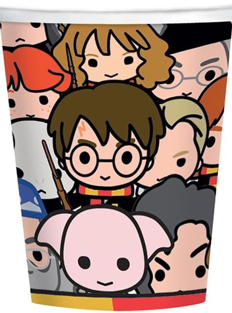 8 vasos de Harry Potter - Lumos Collection