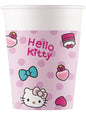 8 vasos de Hello Kitty - Hello Kitty Hearts