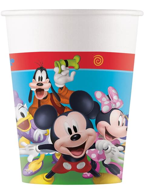 8 vasos de Mickey Mouse - Club House