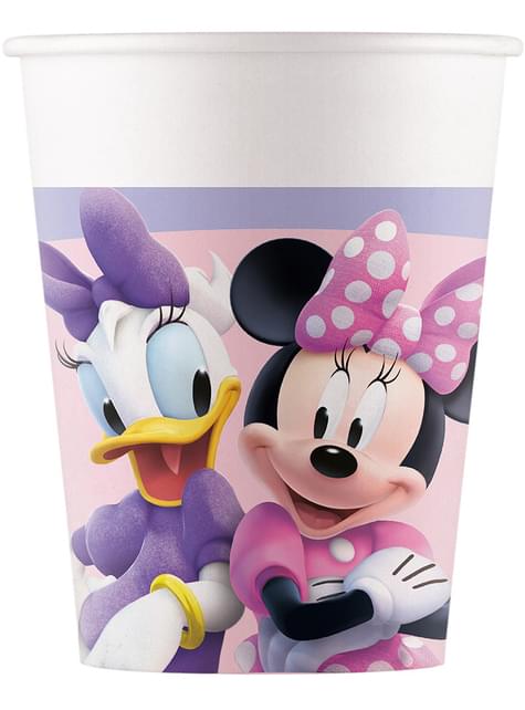 8 vasos de Minnie Mouse