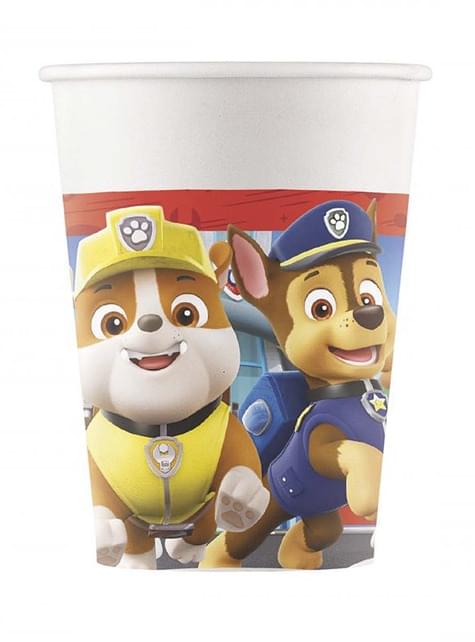 8 vasos de Patrulla Canina
