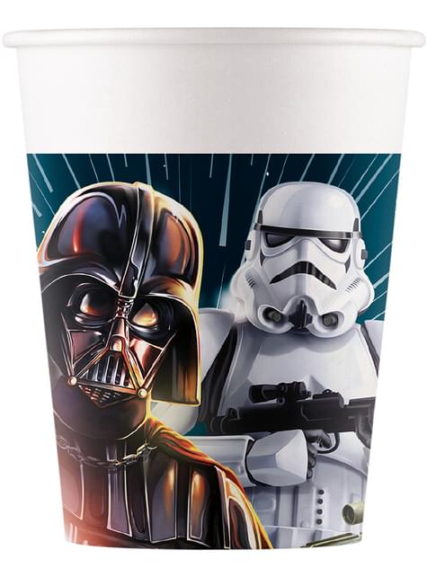 8 vasos de Star Wars