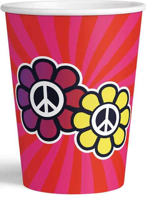 8 vasos hippie