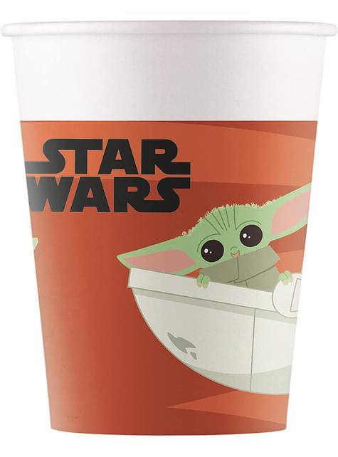 8 vasos The Mandalorian (200ml) - Star Wars