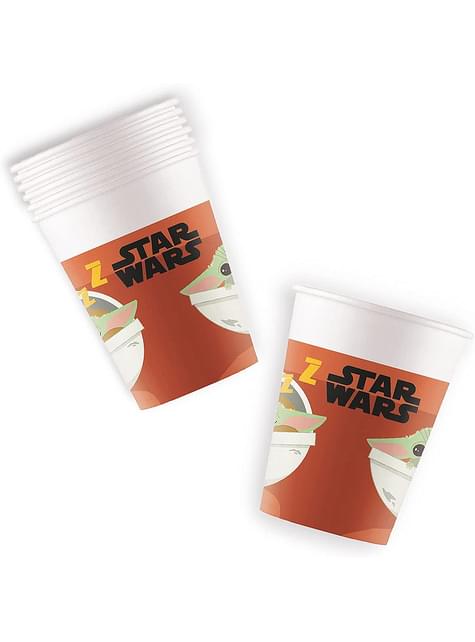 8 vasos The Mandalorian (200ml) - Star Wars
