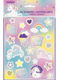92 mini pegatinas variadas de unicornio - Happy Unicorn - Unique | Funidelia