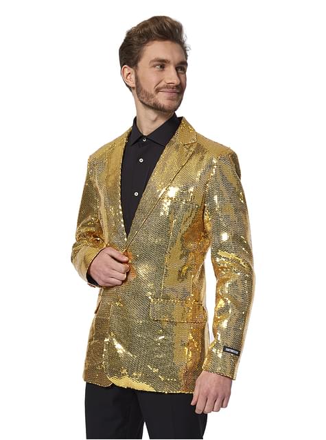 Americana de lentejuelas doradas - Suitmeister - Opposuits | Funidelia