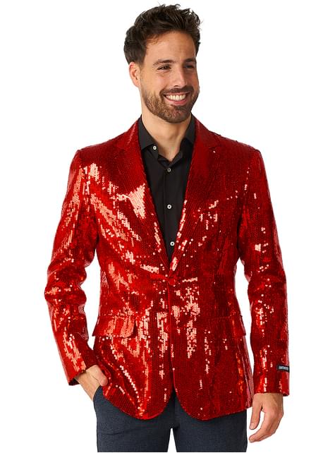 Americana de lentejuelas rojas - Suitmeister - Opposuits | Funidelia
