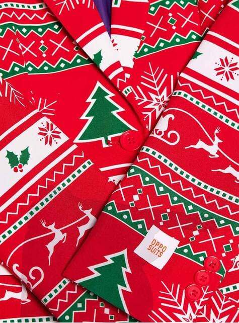 Americana navideña roja para mujer - Opposuits - Opposuits | Funidelia