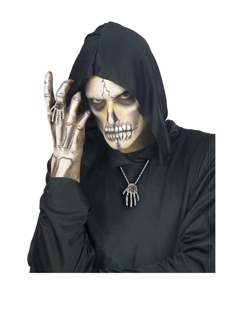 Anillo mano de esqueleto