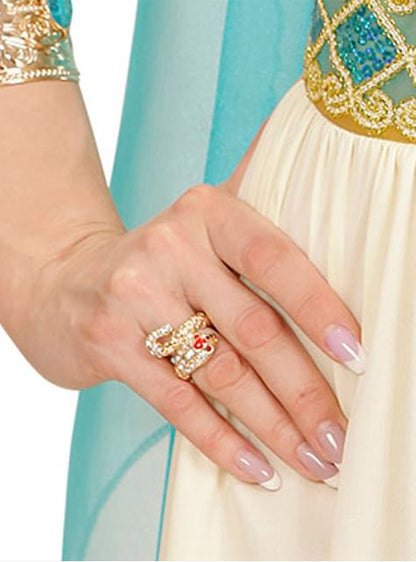 Anillo serpiente dorado para mujer - Widmann | Funidelia