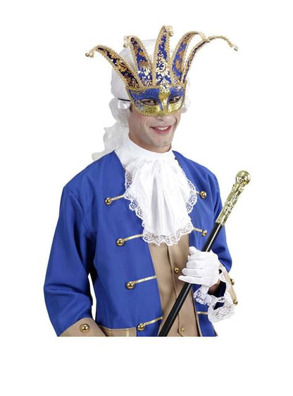 Antifaz veneciano de arlequín