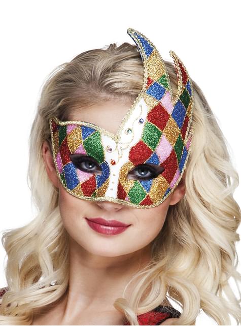 Antifaz veneciano multicolor - Boland | Funidelia
