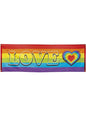 Bandera de arcoíris Love