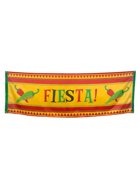 Bandera decorativa para fiesta mejicana