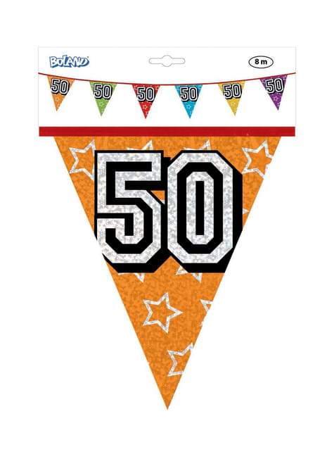 Banderines con número 50 - Boland | Funidelia