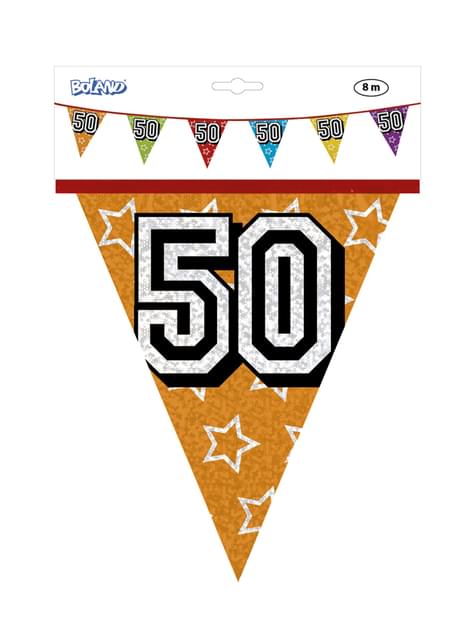 Banderines con número 50 - Boland | Funidelia
