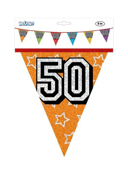 Banderines con número 50 - Boland | Funidelia