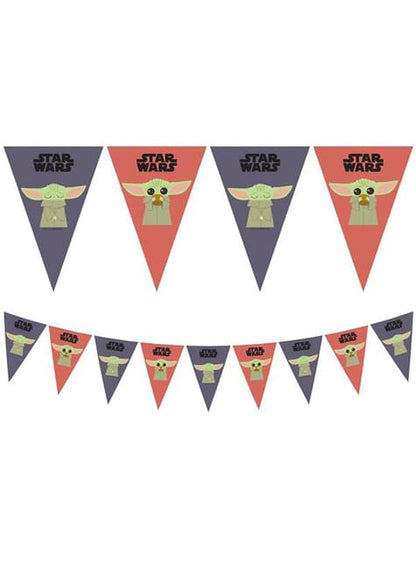 Banderines de Baby Yoda The Mandalorian - Procos | Funidelia