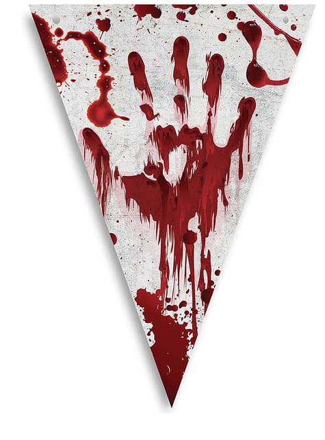 Banderines ensangrentados - Halloween