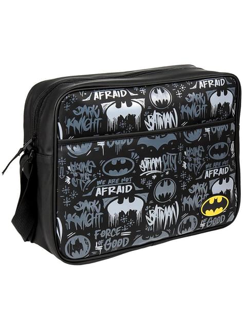 Bandolera Batman blanca y negra - DC Comics