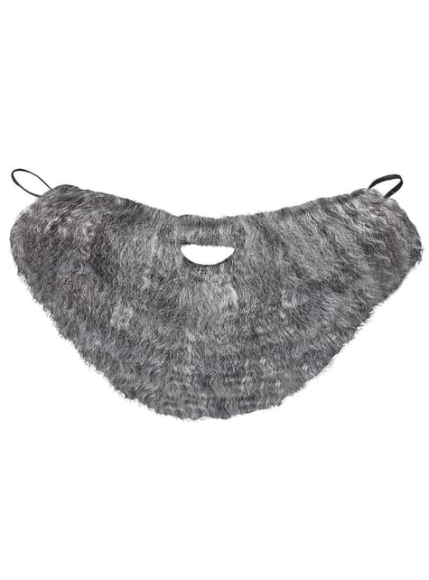 Barba con bigote gris de marinero para hombre - Widmann | Funidelia