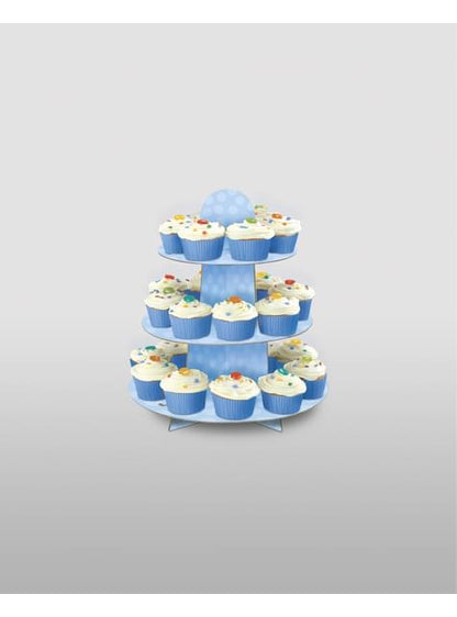 Base para cupcakes grande azul - Unique | Funidelia