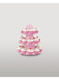 Base para cupcakes grande rosa
