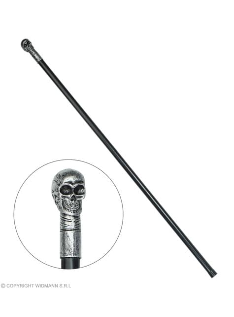 Bastón de calavera desmontable - Widmann | Funidelia