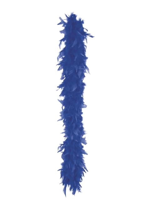 Boa azul seductor para mujer
