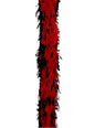 Boa de pluma roja y negra - Guirca | Funidelia