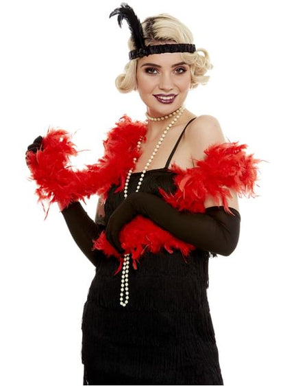 Boa de plumas roja - Funiglobal | Funidelia