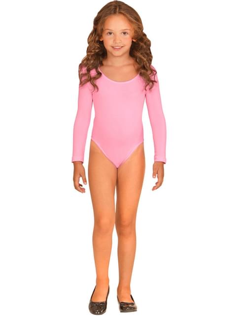 Body rosa palo para niña