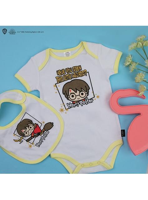Body y babero Harry Potter “Little Wizard“ para bebé