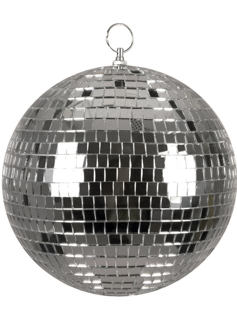 Bola disco plateada