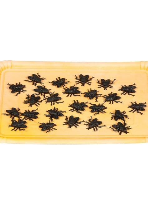 Bolsa de 24 moscas decorativas
