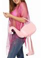 Bolso de flamenco rosa
