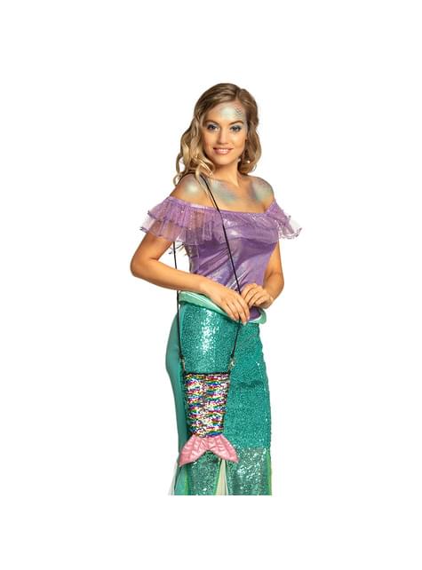 Bolso de sirena con lentejuelas multicolor para mujer - Boland | Funidelia