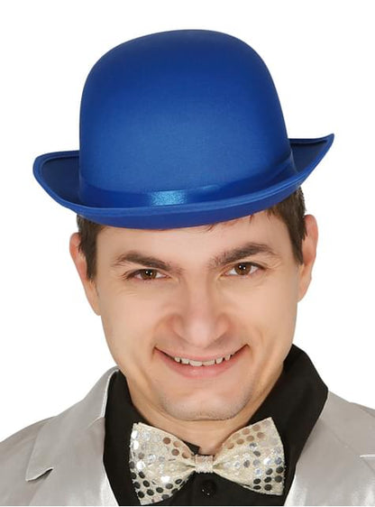 Bombín azul para adulto - Guirca | Funidelia