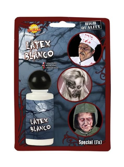Bote de látex líquido blanco