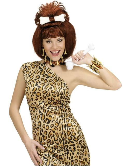 Brazalete de hueso y piel de leopardo para adulto - Widmann | Funidelia