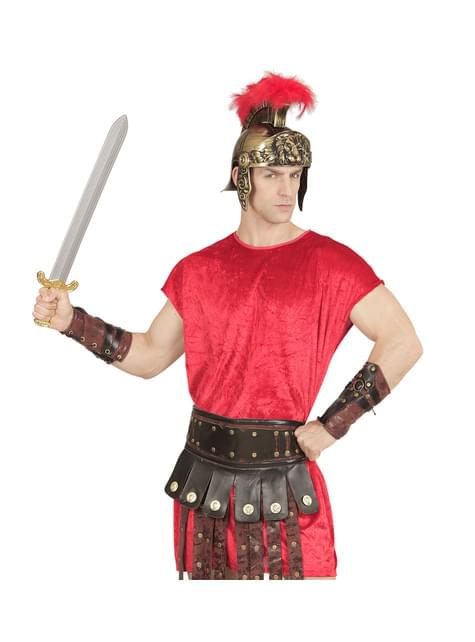 Brazaletes de gladiador romano para adulto